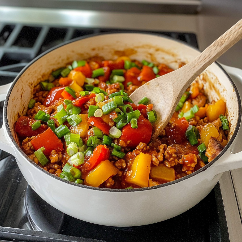 Sweet & Sour Ground Chicken