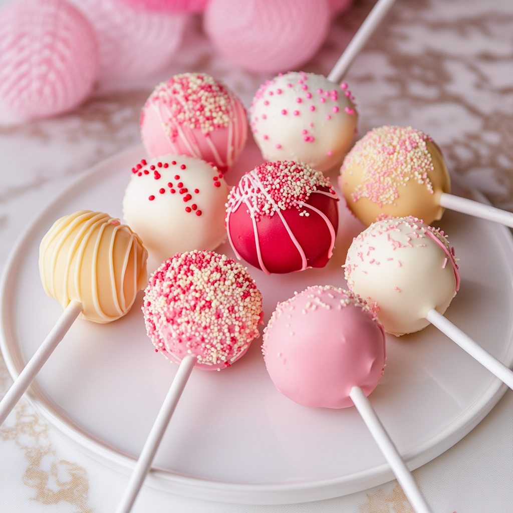 Valentine Cake Pops 1
