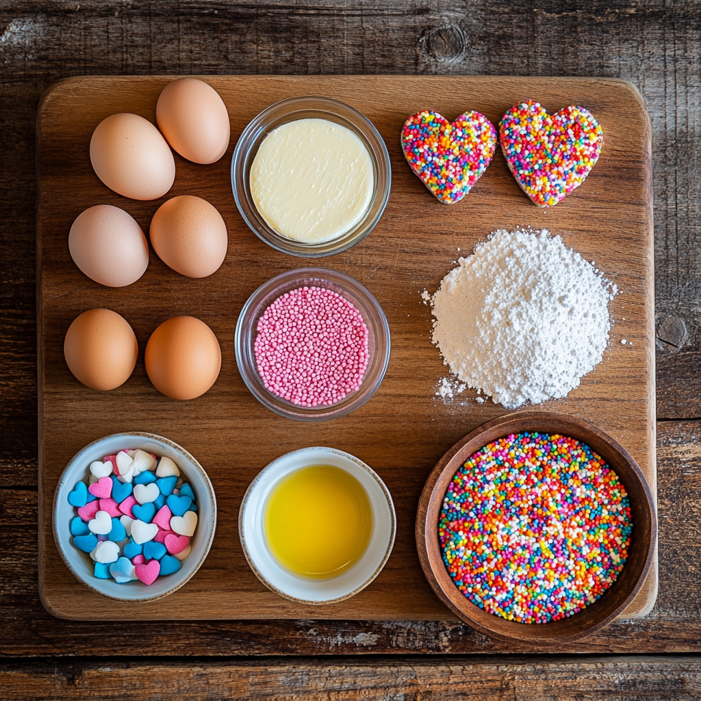 Valentine Cake Pops ingredients