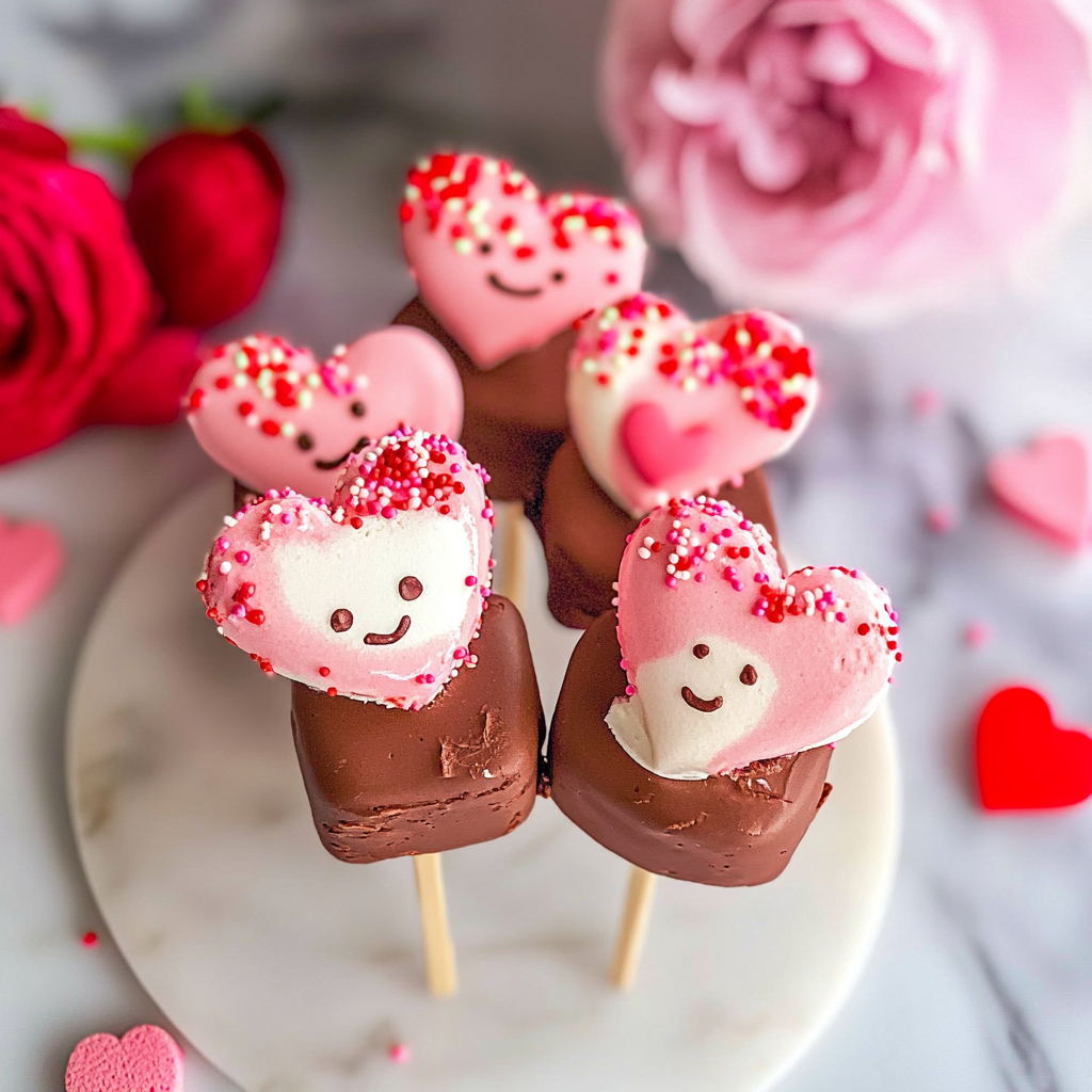 Valentine Marshmallow Pops
