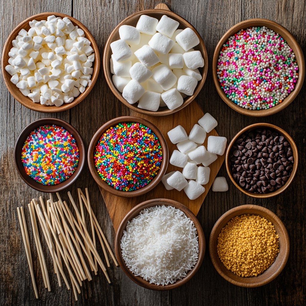 Valentine Marshmallow Pops ingredients