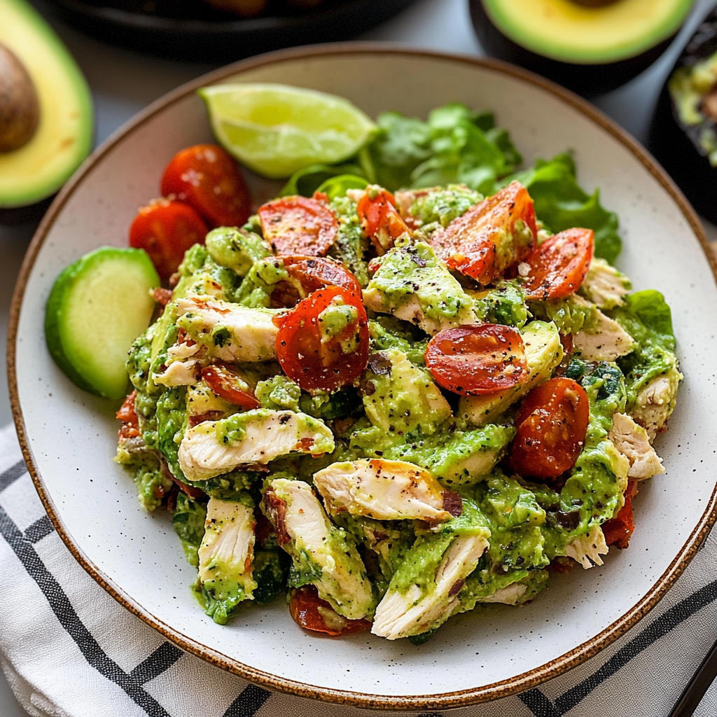 avocado chicken salad