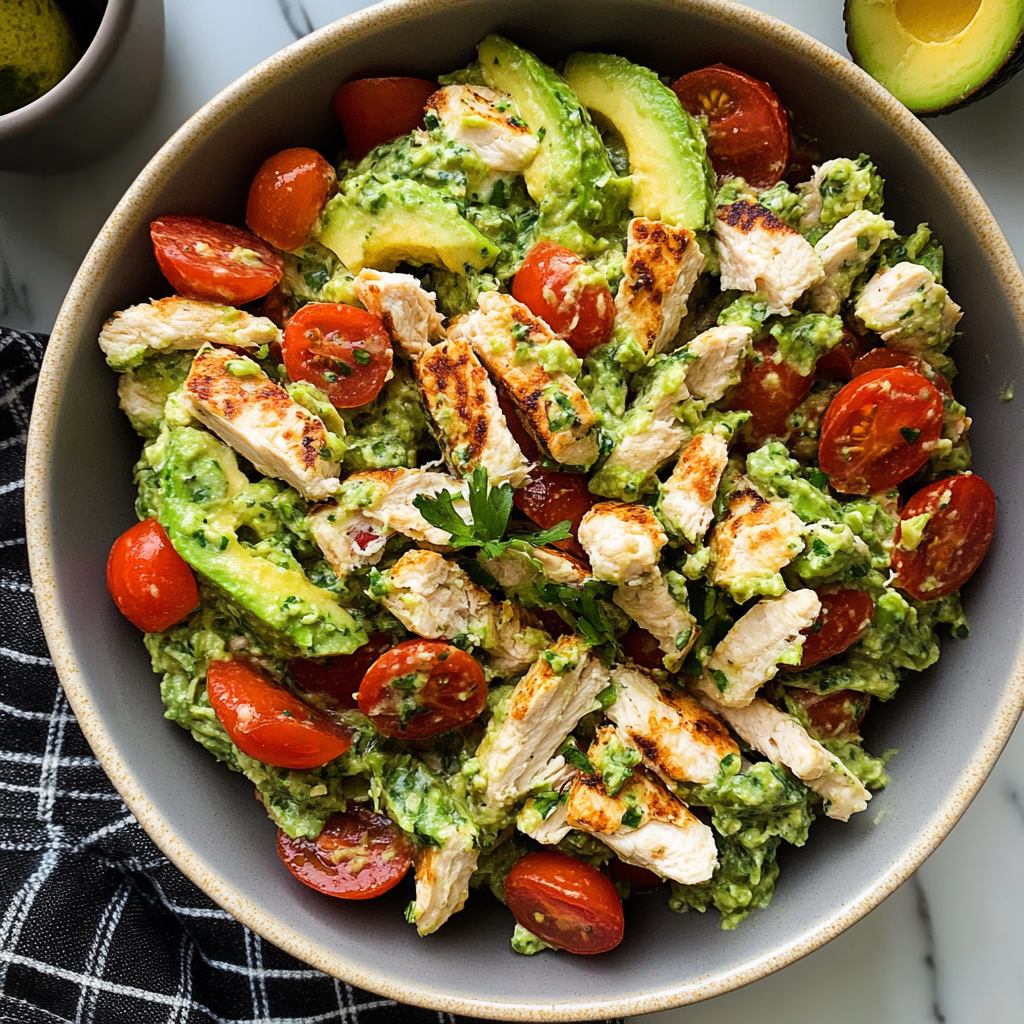 avocado chicken salad