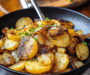 fried potatoes and onions