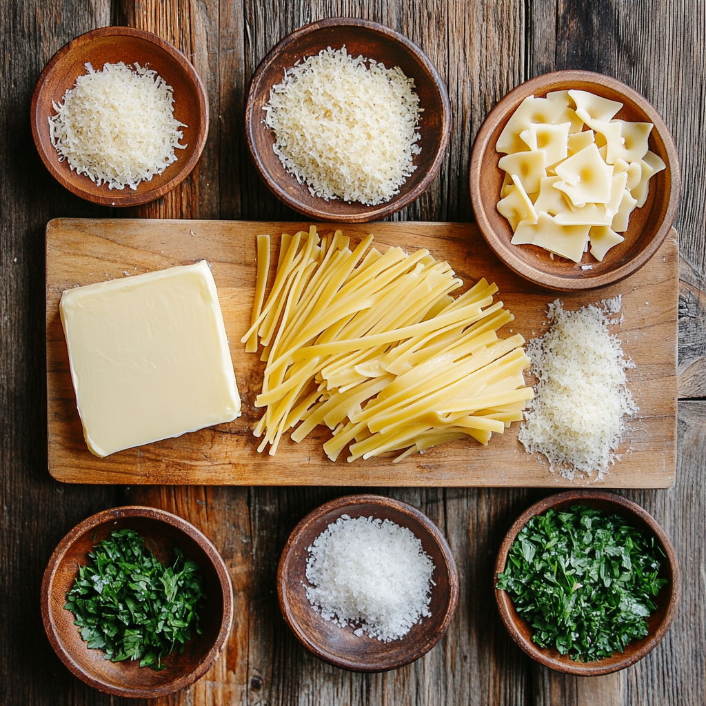 garlic butter sauce for pasta ingredients
