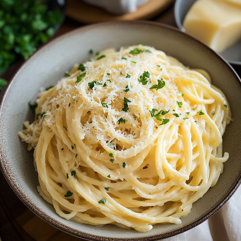garlic parmesan pasta 1