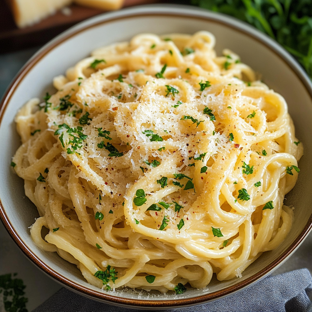 garlic parmesan pasta