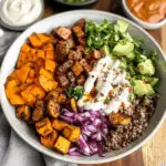 sweet potato burger bowl 1
