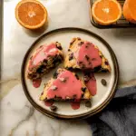 va20107 Chocolate Chip Scones with Blood Orange Glaze. Amateur 22b48255 3c21 4414 a683 31996a9ca315