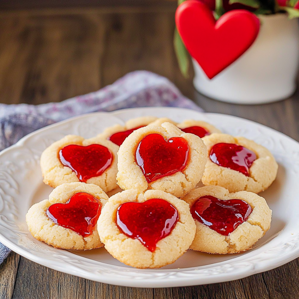 va20107 Valentine Thumbprint Cookies. Amateur photo from Pinter 2966a3cc dcd1 4833 9095 678d6ed05d5a