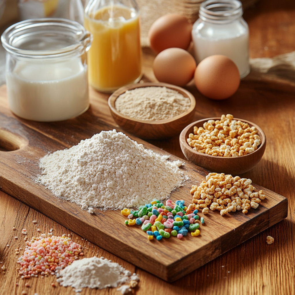 Air Fryer Lucky Charms Donuts ingredients