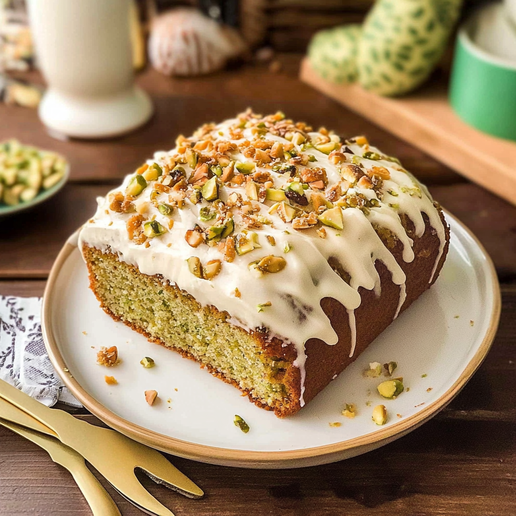 Air Fryer Pistachio Coffee Cake 1