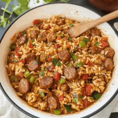 Cajun Sausage and Rice 2
