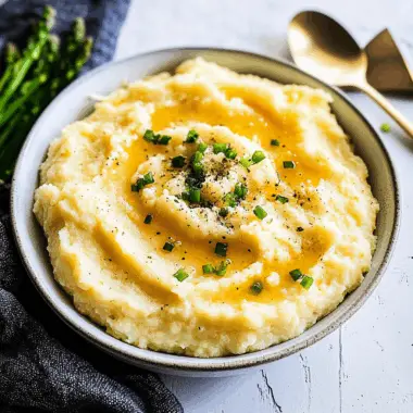 Cheesy Mashed Cauliflower 1