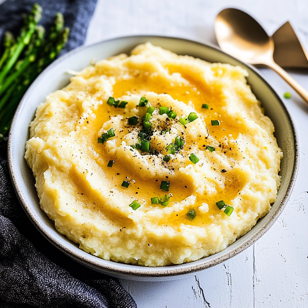Cheesy Mashed Cauliflower 1