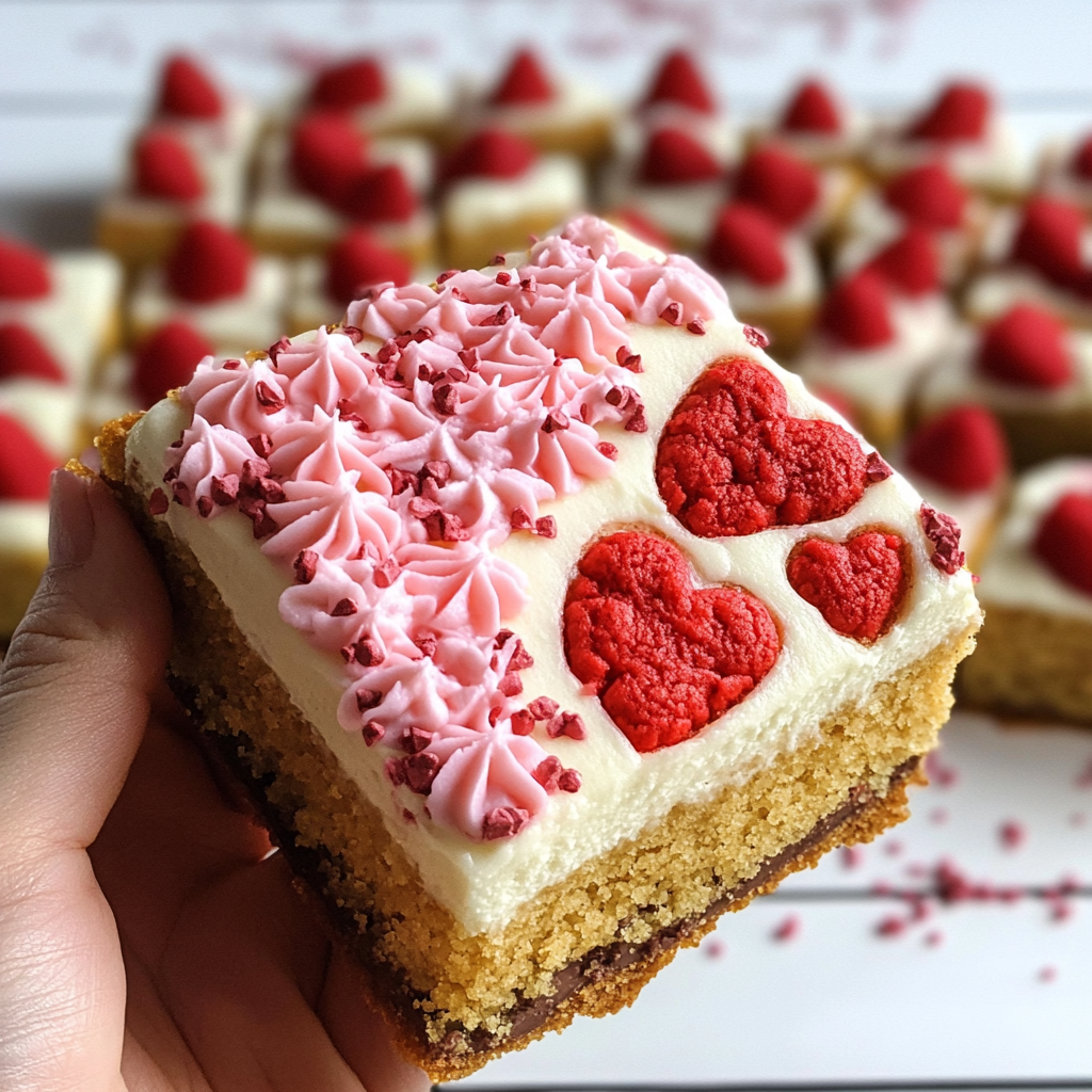 Chewy Valentine Sugar Cookie Bars