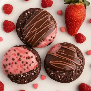 Chocolate Covered Strawberry Cookies 1