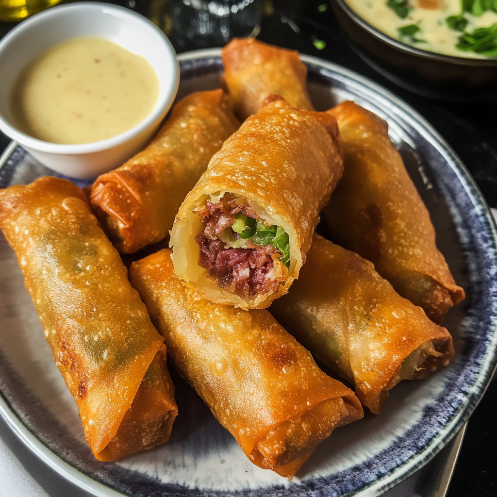 Corned Beef Egg Rolls 1