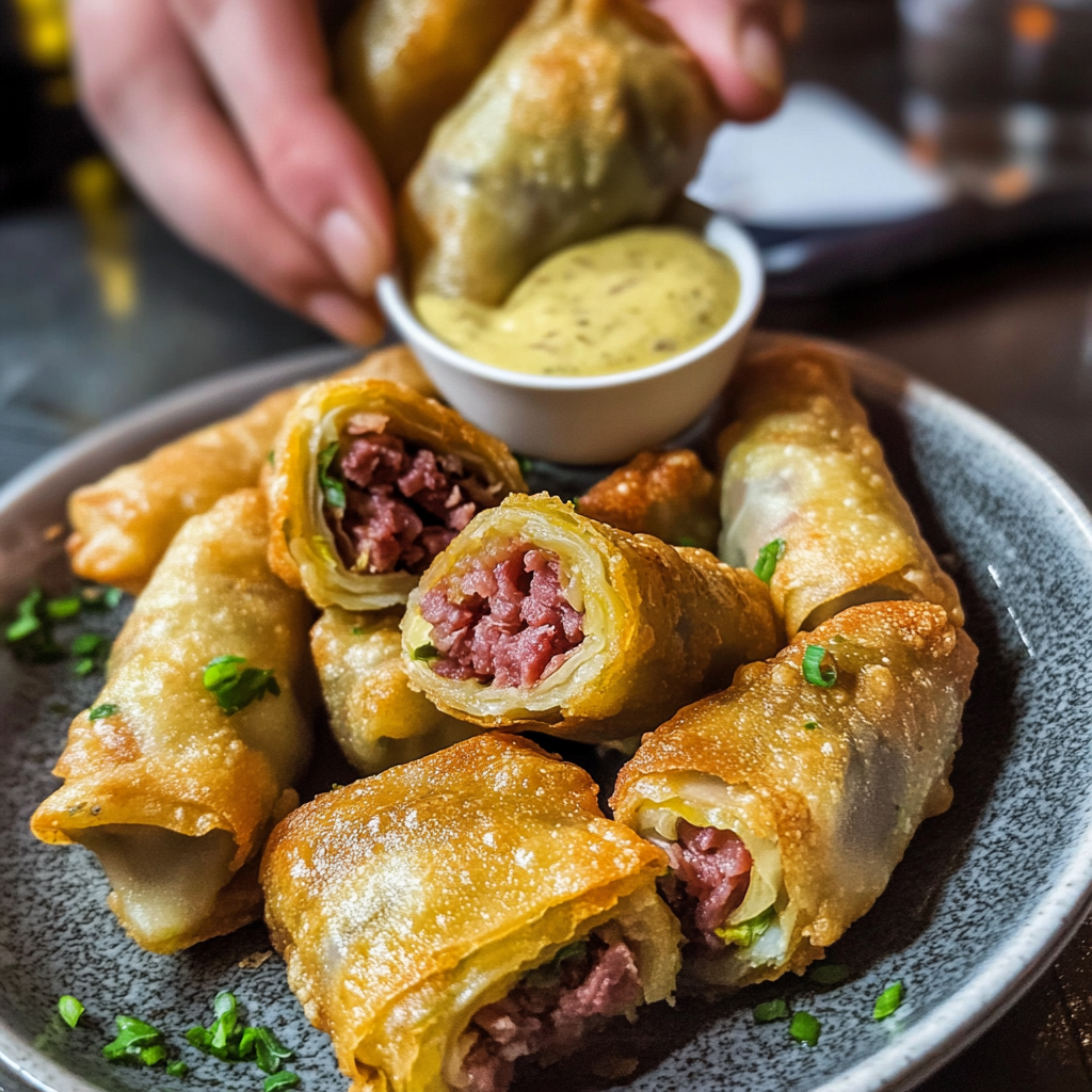 Corned Beef Egg Rolls