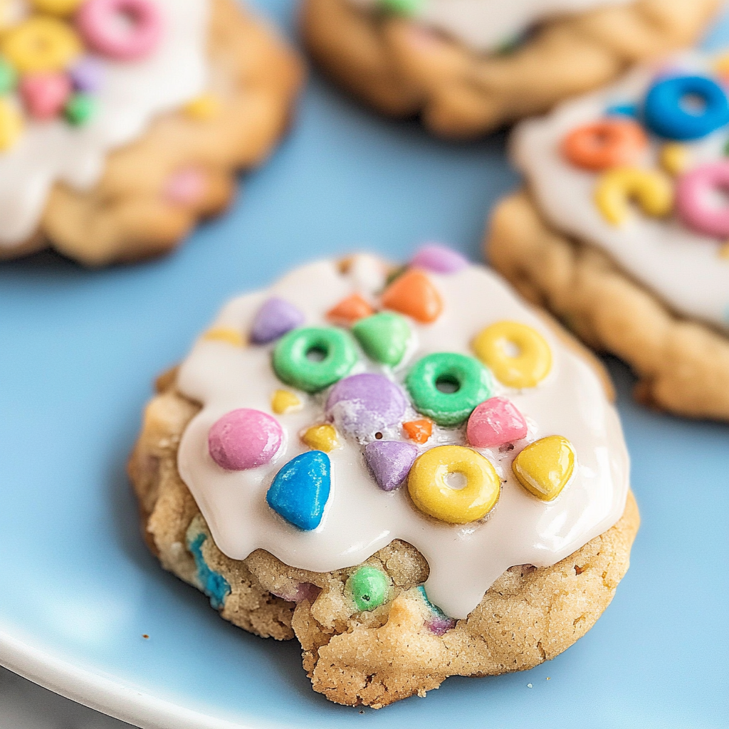 Frosted Lucky Charms Cookies 3