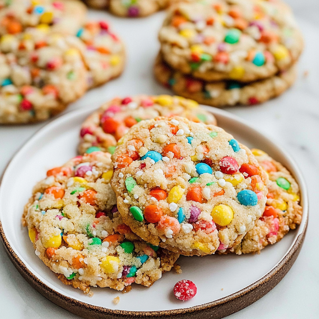 Fruity Pebbles Cookies