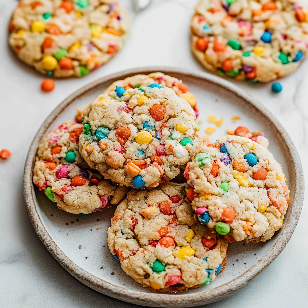 Fruity Pebbles Cookies