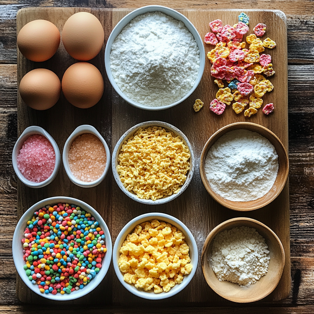 Fruity Pebbles Cookies ingredients