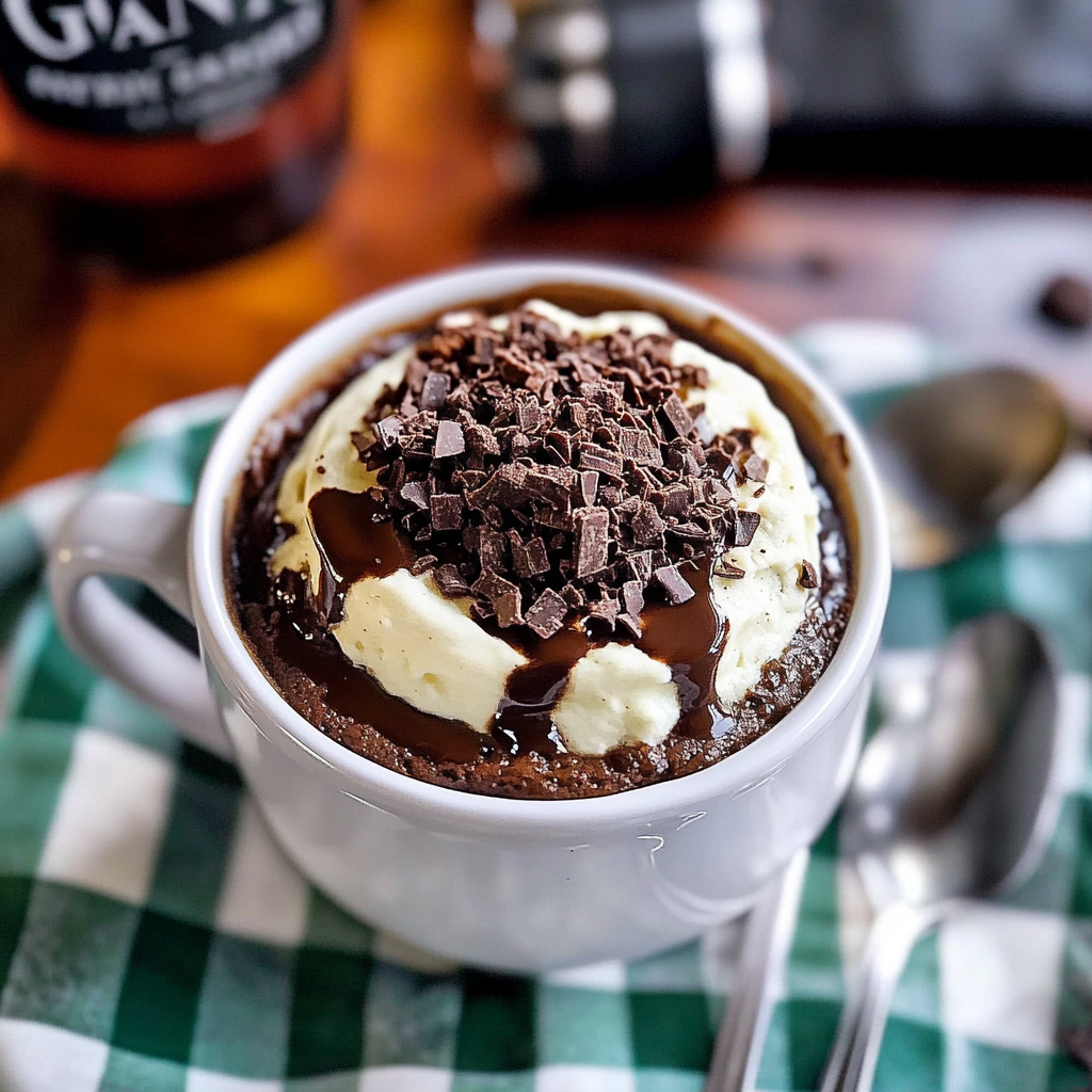 Guinness Chocolate Mug Cake 1