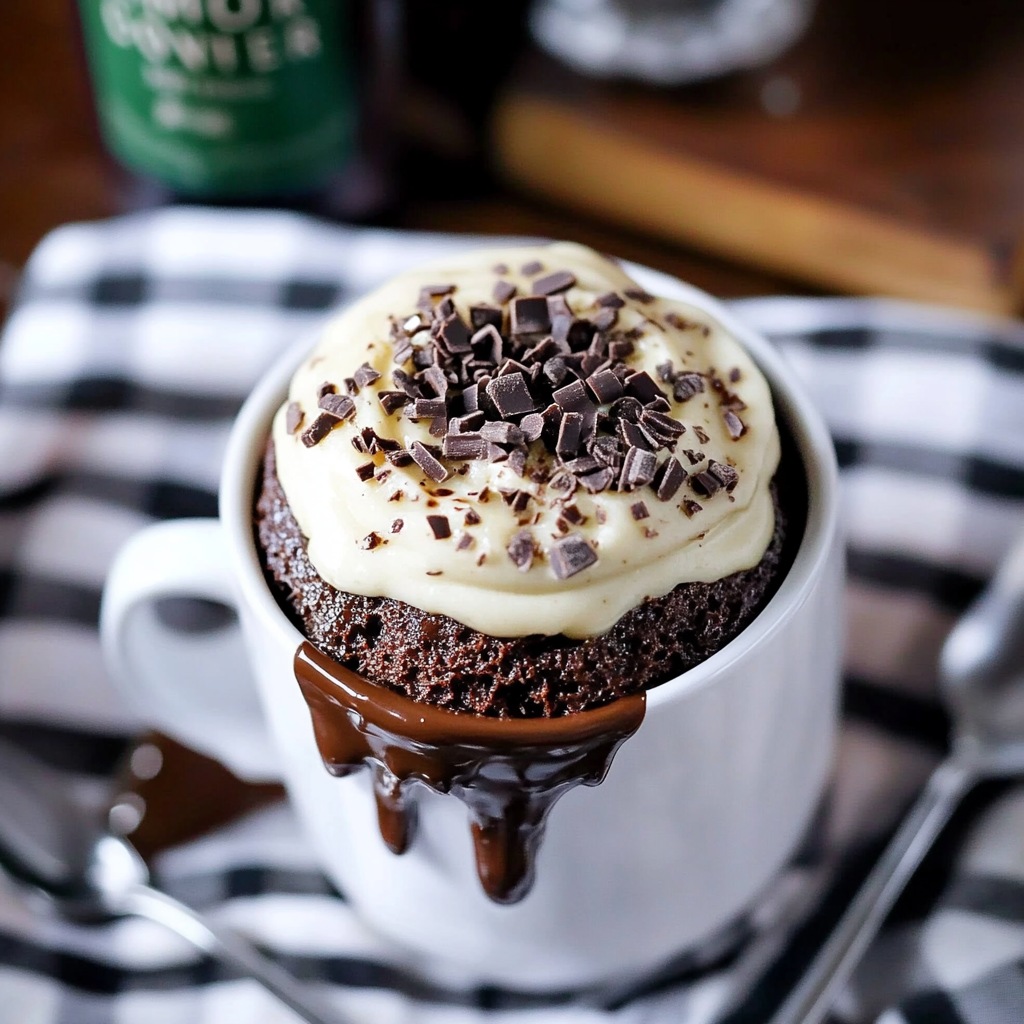 Guinness Chocolate Mug Cake