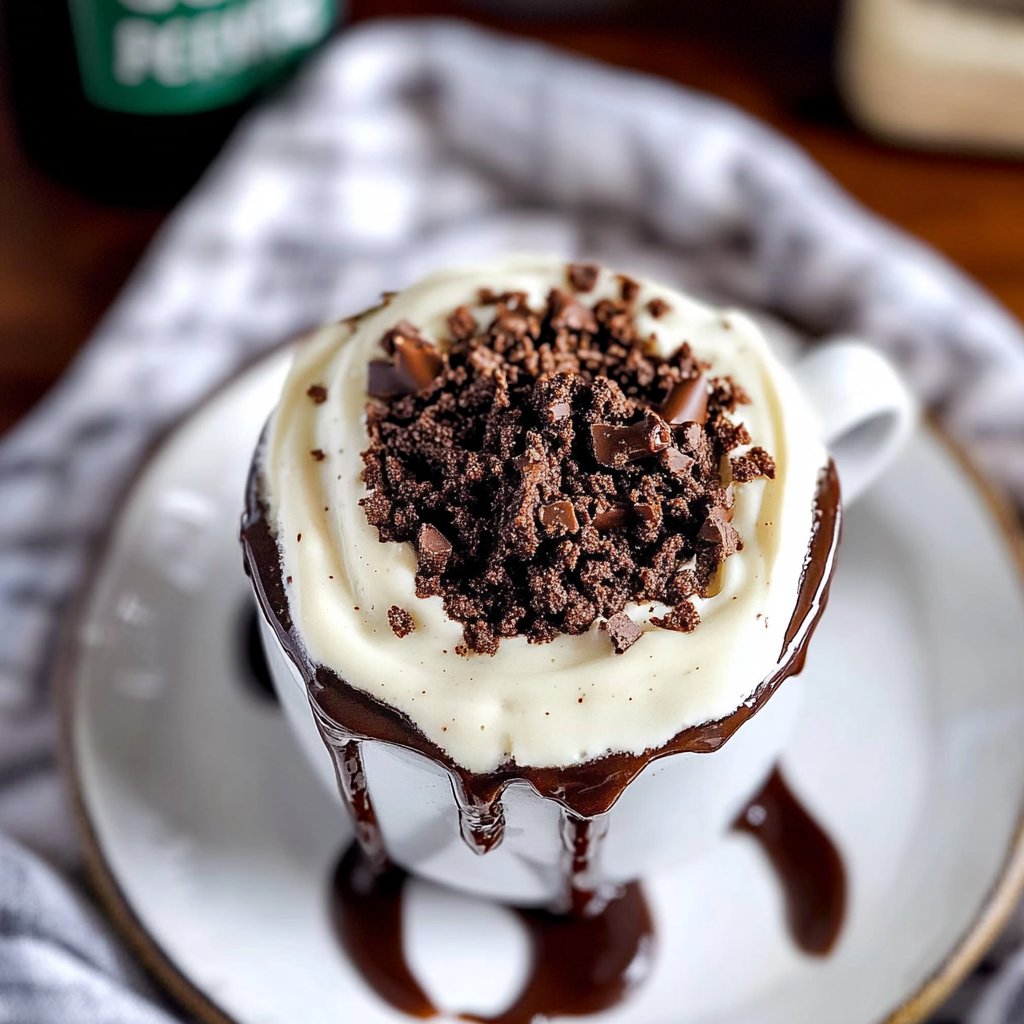 Guinness Chocolate Mug Cake