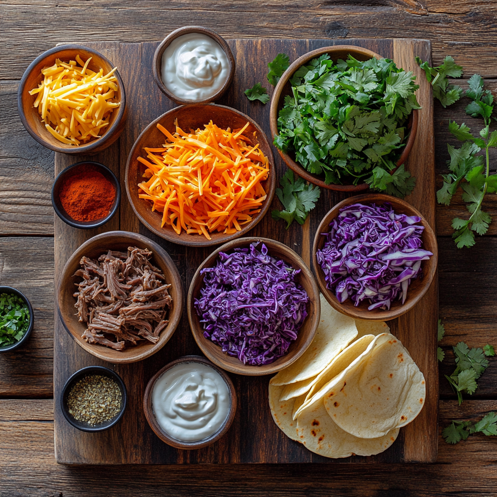 Irish Tacos ingredients