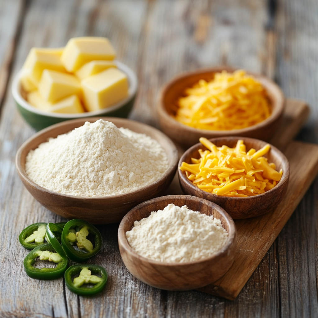 Jalapeño Cheddar Biscuits ingredients