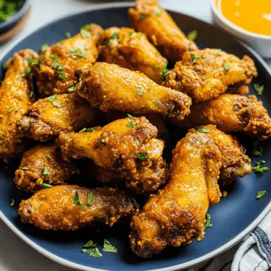 Jamaican Style Fried Curry Chicken Wings 1