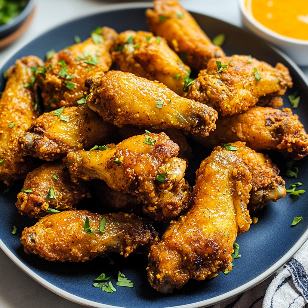 Jamaican Style Fried Curry Chicken Wings 1