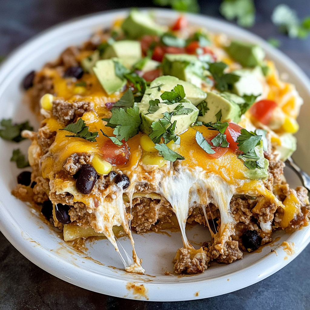 Low Carb Taco Casserole 1