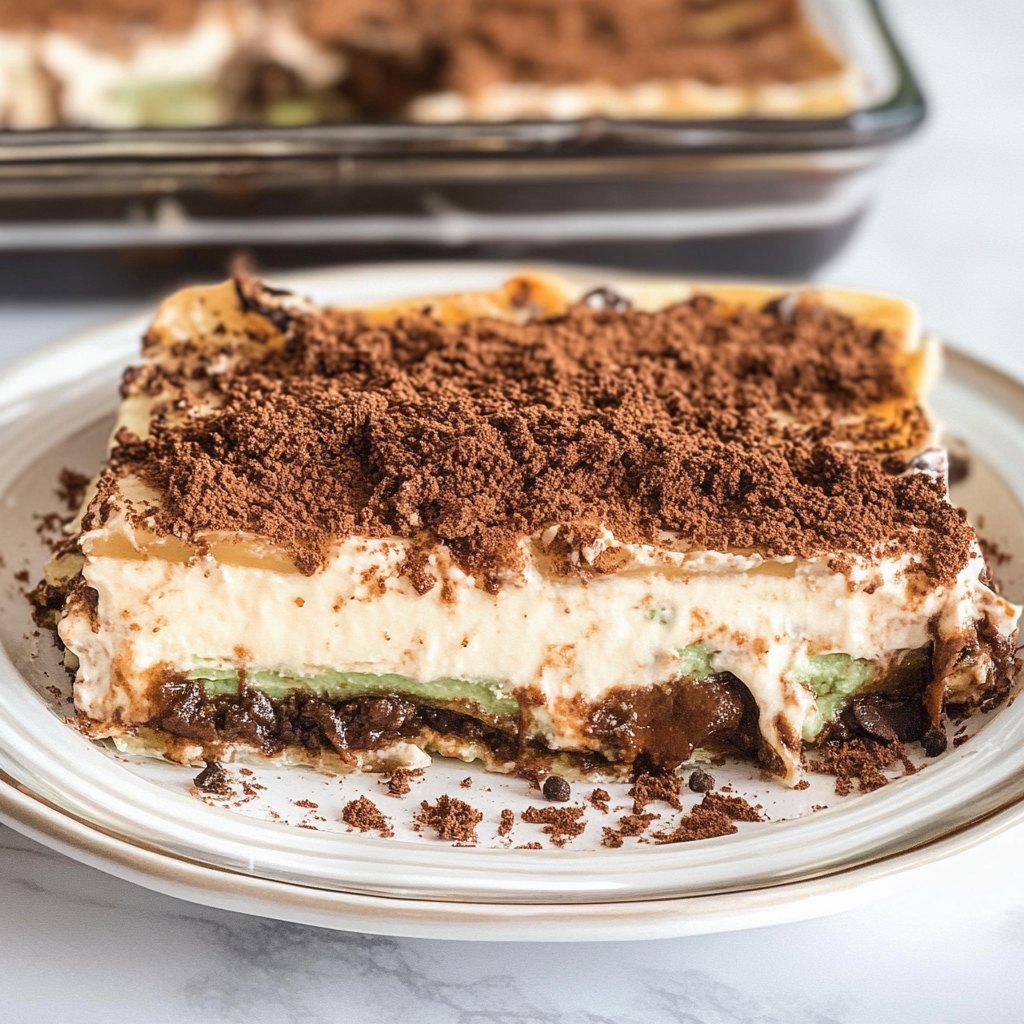 Mint Chocolate Lasagna 1