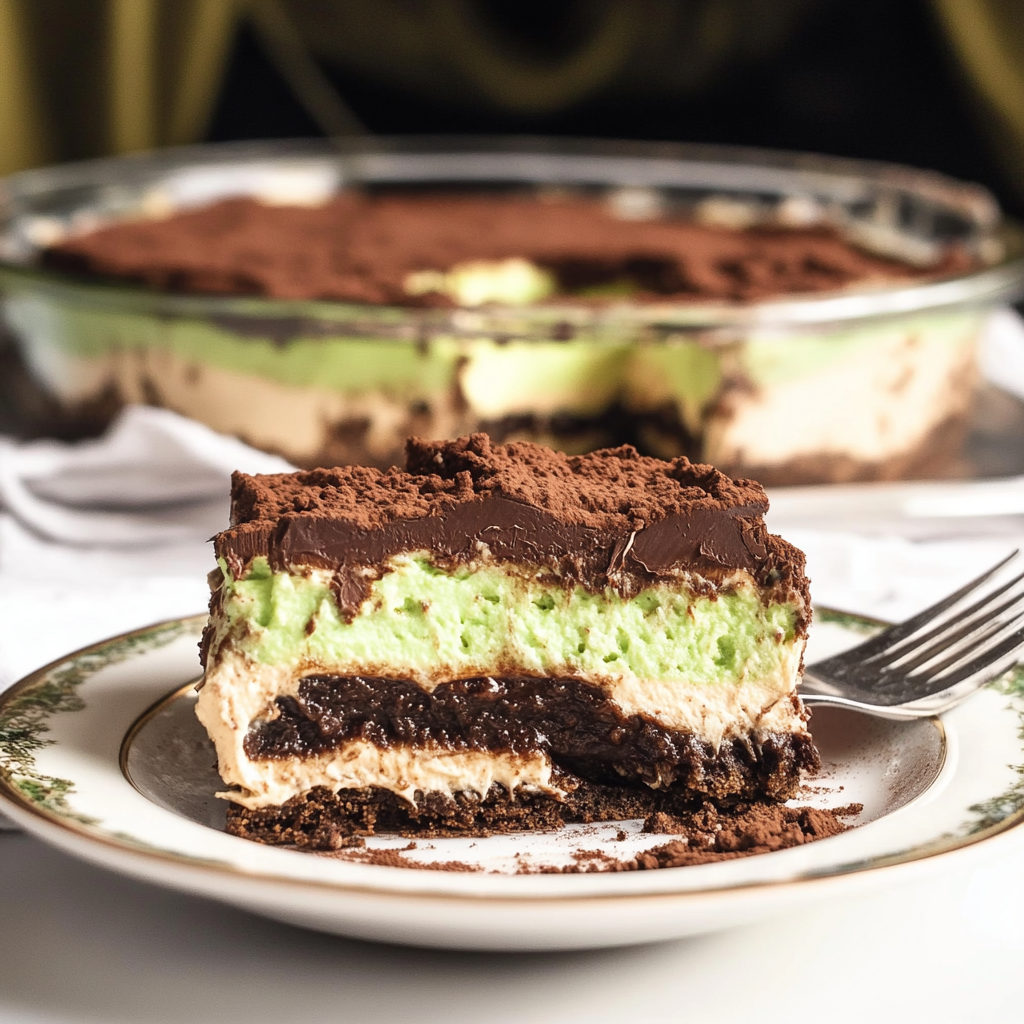Mint Chocolate Lasagna