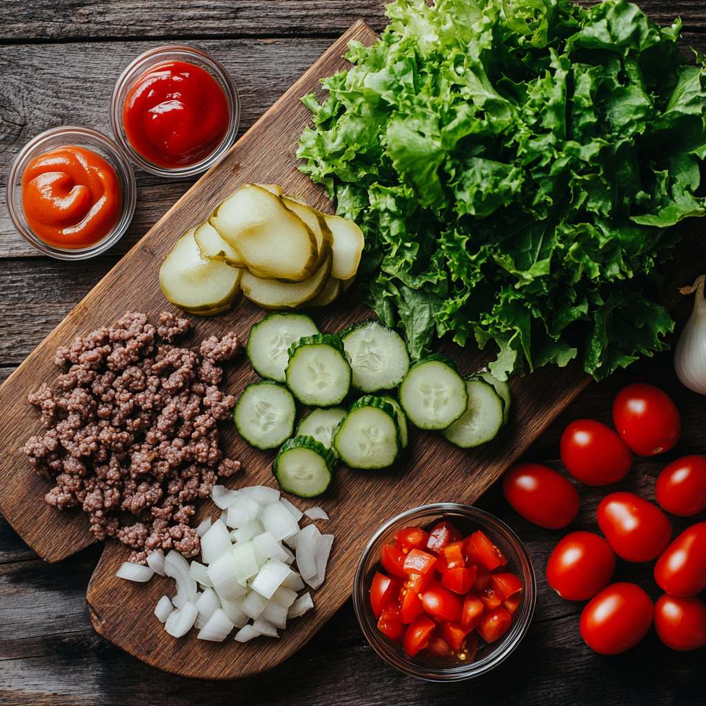 Smash Burger Bowl ingredients