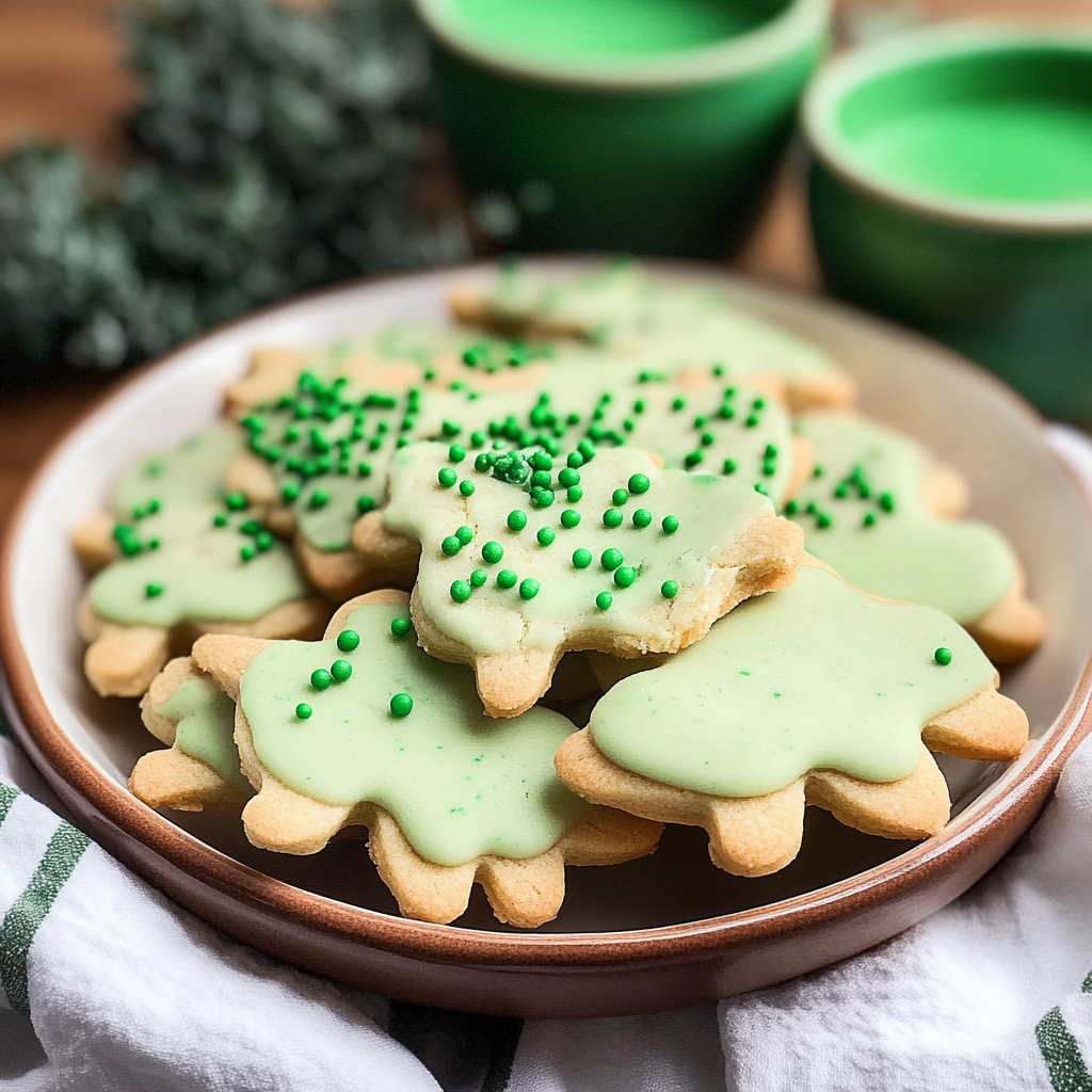 St. Patrick’s Cookies and Buttercream Dip