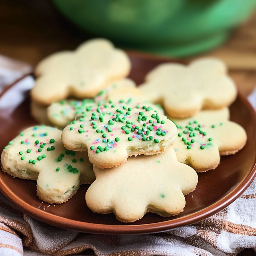 St. Patrick’s Cookies and Buttercream Dip