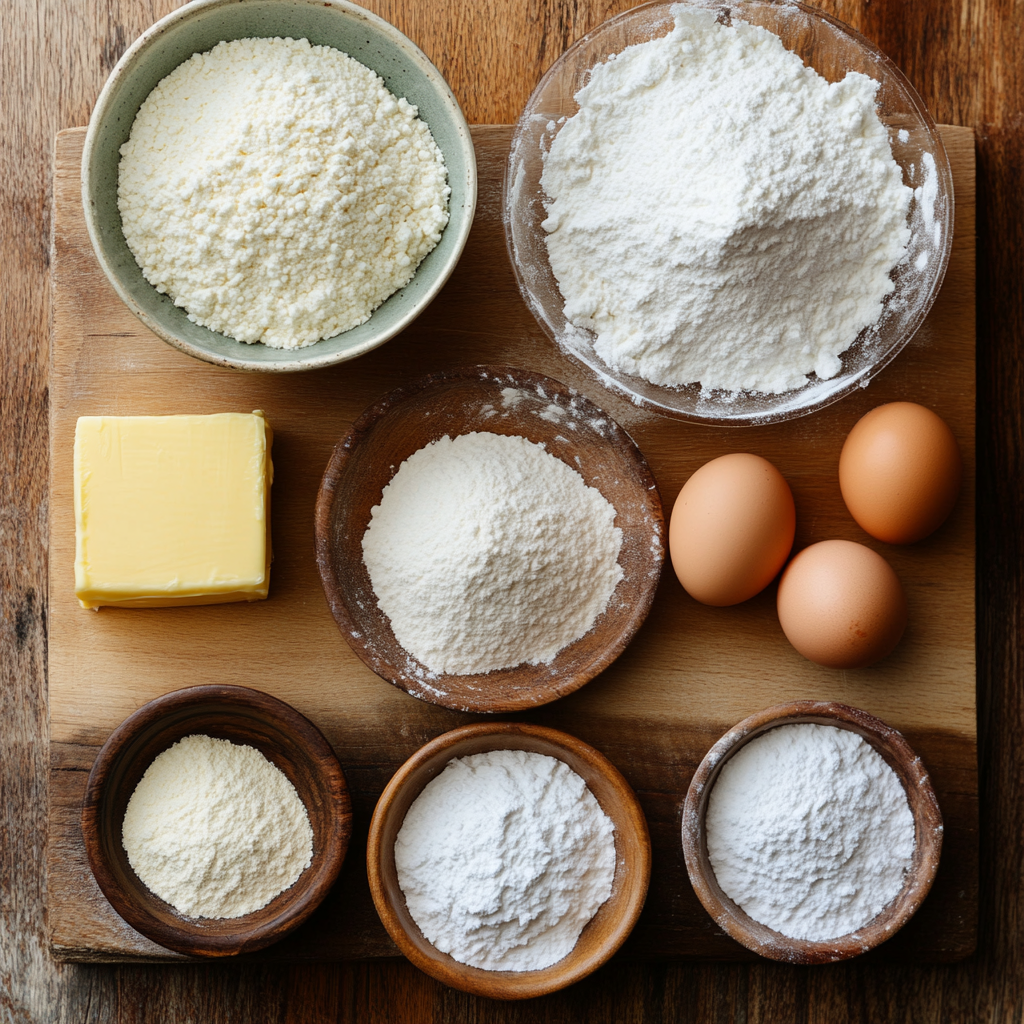 St. Patrick’s Cookies and Buttercream Dip ingredients