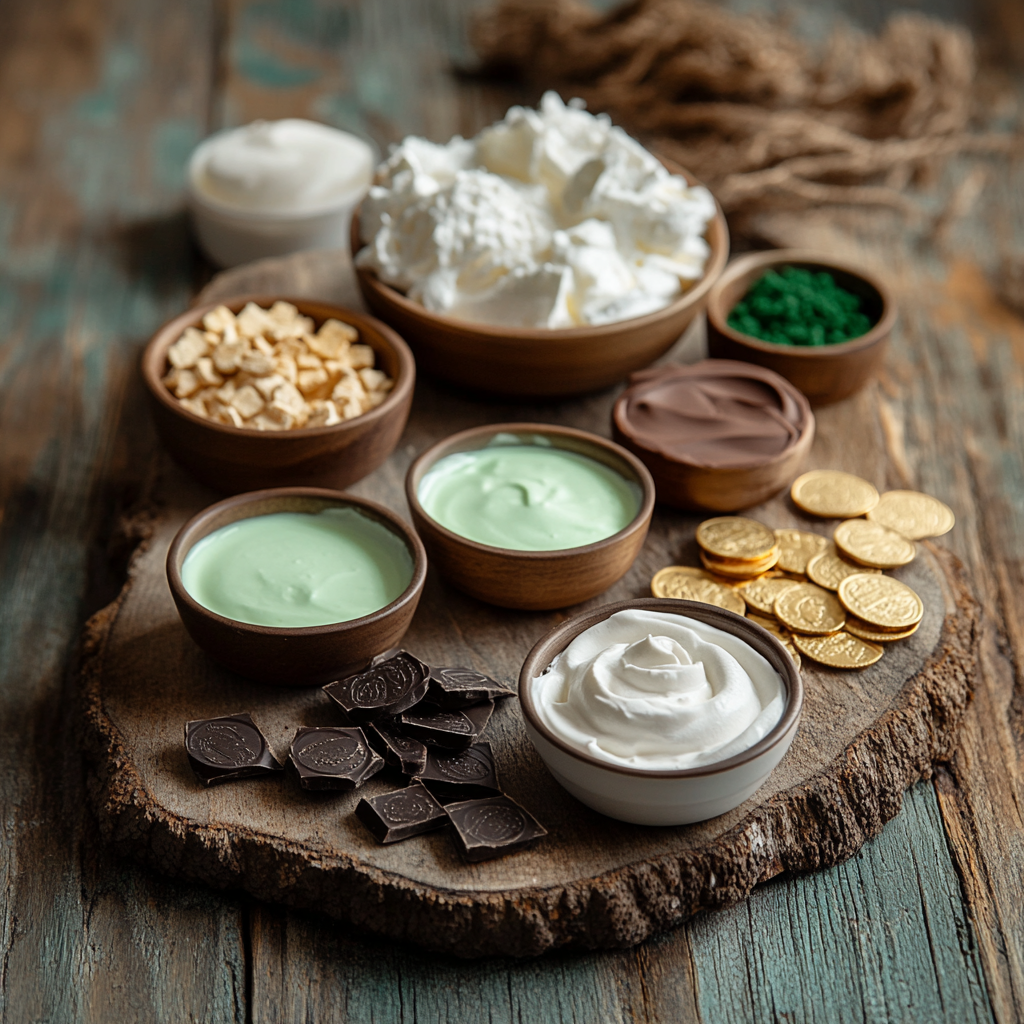 St. Patrick’s Day Dessert Parfaits ingredients