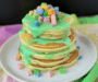 St. Patrick’s Day Lucky Charms Pancakes