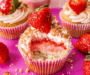 Strawberry Crunch Cupcakes
