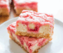 Strawberry White Chocolate Gooey Bars