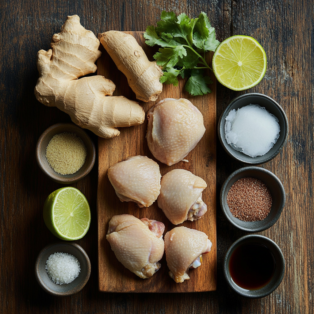 Thai Chicken Thighs ingredients