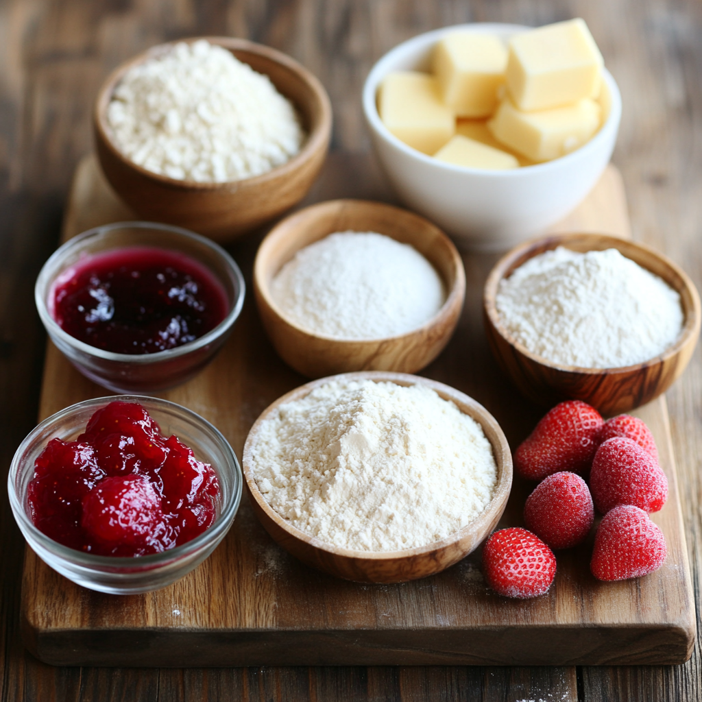 Valentine’s Day Jam Cookies ingredients