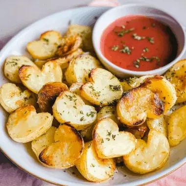 Valentines Day Roasted Potato Hearts 1