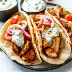 chicken gyros with tzatziki sauce 1 1