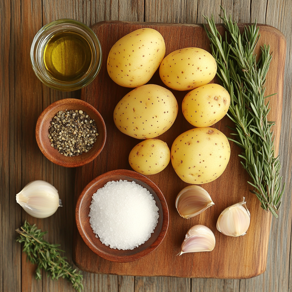 crispy potatoes in oven ingredients